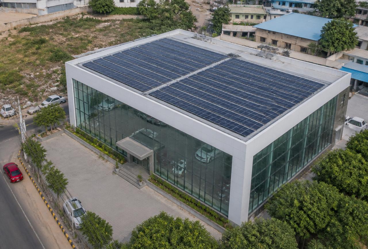 35 kW solar project at Katargam, Surat