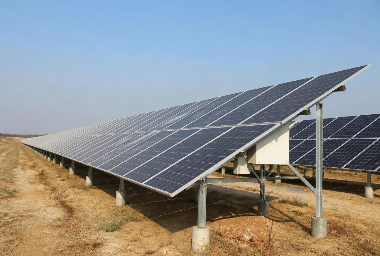 200 kW solar project at Danta, Banaskantha