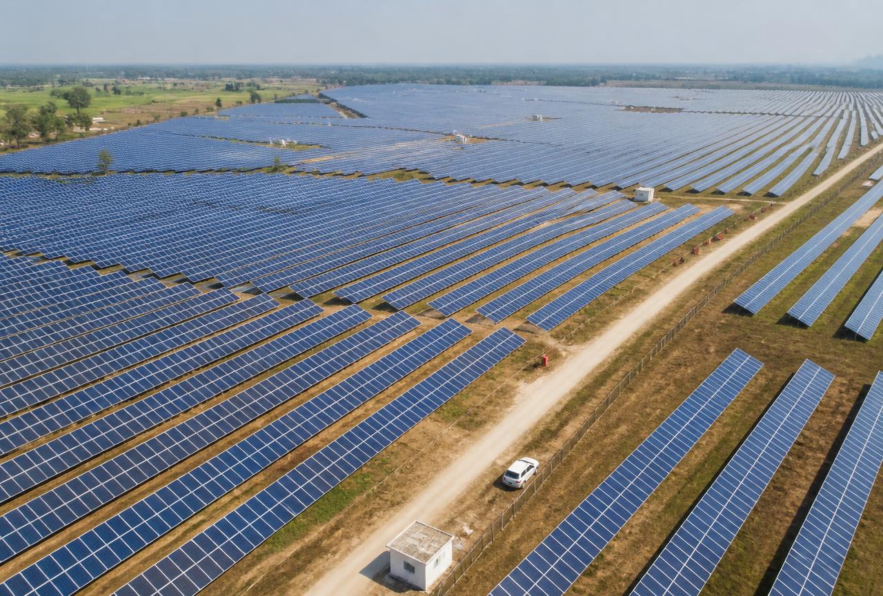 500 kW Ground Mounted solar project at Bhuj, Kutch