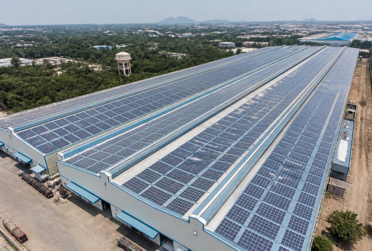 450 kW solar project at Makarpura GIDC, Vadodara
