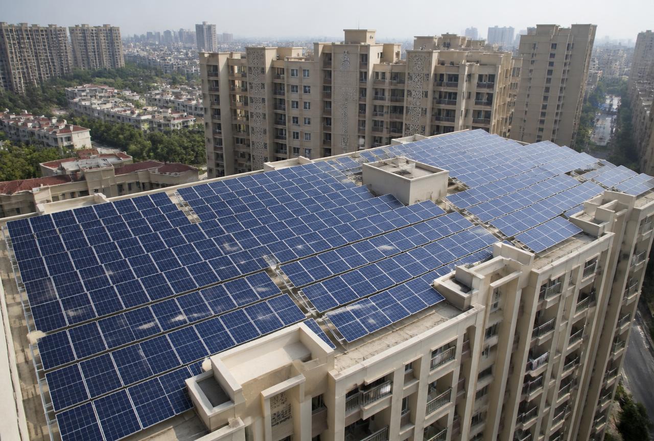 120 kW solar project at Vesu, Surat